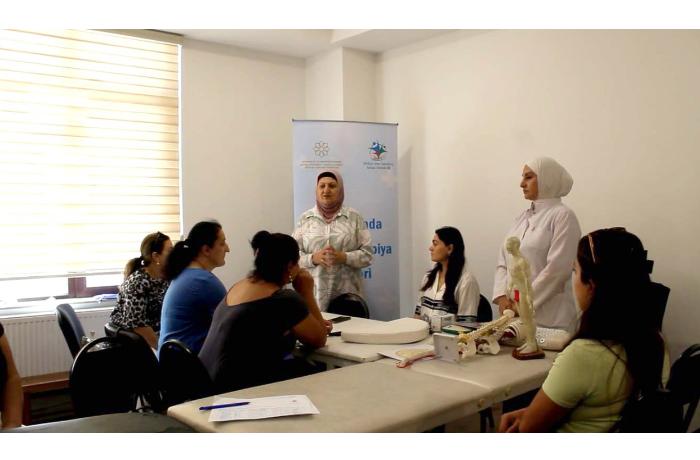 “Əlilliyi Olan Şəxslərə Sosial Dəstək” İctimai Birliyi “Pediatriyada Refleksoterapiya” layihəsinin təlimlərinə başlayıb.