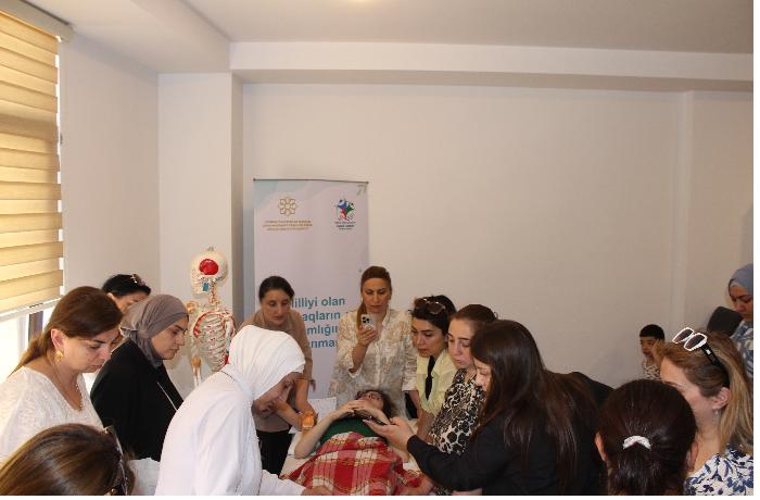 “Əlilliyi olan uşaqların sağlamlığının qorunması” layihəsi çərçivəsində 7-ci təlim keçirildi
