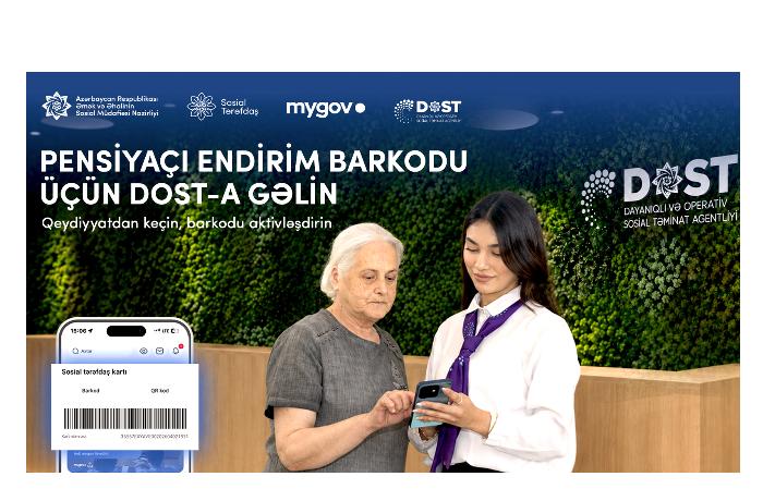 DOST mərkəzlərində pensiyaçılar üçün “mygov” qeydiyyatına dəstək göstərilir
